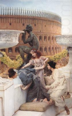 Alma-Tadema, Sir Lawrence The Coliseum (mk23) china oil painting image